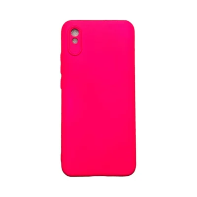 Capa Xiaomi Redmi 9a / 9i / 9at Silicone Aveludada Protege Câmera Colorida Capinha Anti Impacto Redmi 9a:pink