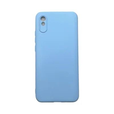 Capa Xiaomi Redmi 9a / 9i / 9at Silicone Aveludada Protege Câmera Colorida Capinha Anti Impacto Redmi 9a:azul Bebe