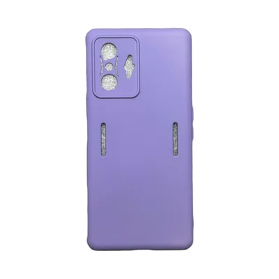 Capa Xiaomi Poco F4 Gt Silicone Aveludada Protege Câmera Colorida Capinha Anti Impacto Poco F4 Gt:roxo