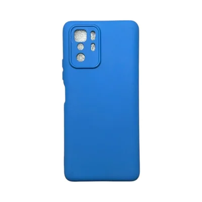Capa Xiaomi Poco X3 Gt Silicone Aveludada Protege Câmera Colorida Capinha Anti Impacto Poxo X3 Gt:azul