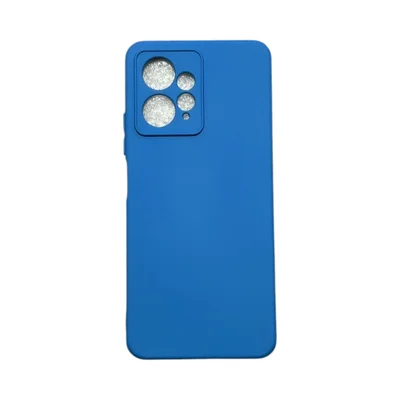 Capa Xiaomi Redmi Note 12 4g Silicone Aveludada Protege Câmera Colorida Capinha Anti Impacto Redmi Note 12 4g:azul