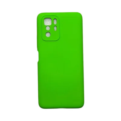 Capa Xiaomi Poco X3 Gt Silicone Aveludada Protege Câmera Colorida Capinha Anti Impacto Poxo X3 Gt:verde