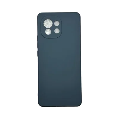 Capa Xiaomi Mi 11 Silicone Aveludada Protege Câmera Colorida Capinha Anti Impacto Mi 11:cinza Escuro