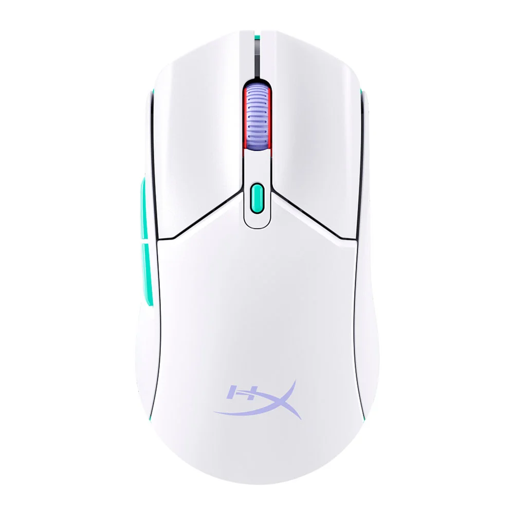 Imagem 1 de 5 do produto Mouse Gamer Sem Fio Hyperx Multifire Haste 2 Core Branco 8r2e7aa
