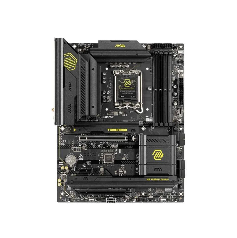 Placa Mãe Msi Mag B860 Tomahawk Wifi 7 LGA  1851 4xDDR5 Chipset Intel B860 Atx 7