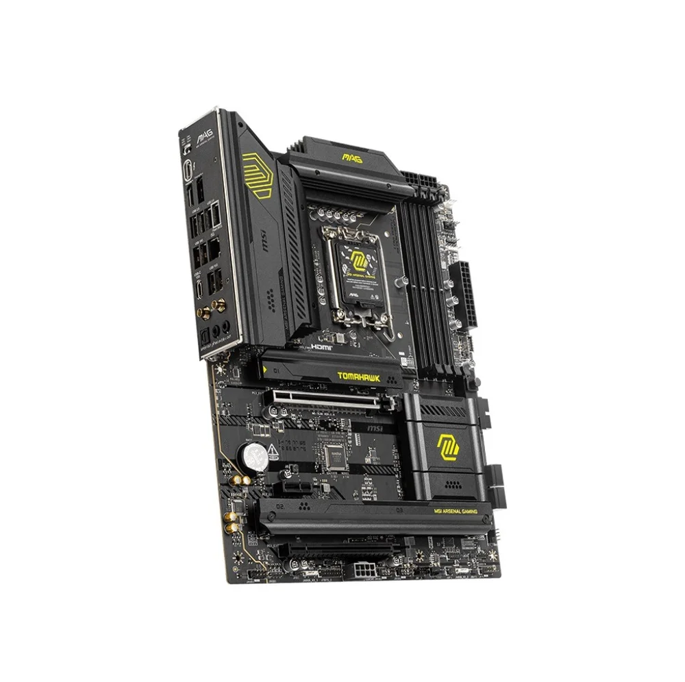 Placa Mãe Msi Mag B860 Tomahawk Wifi 7 LGA  1851 4xDDR5 Chipset Intel B860 Atx 8