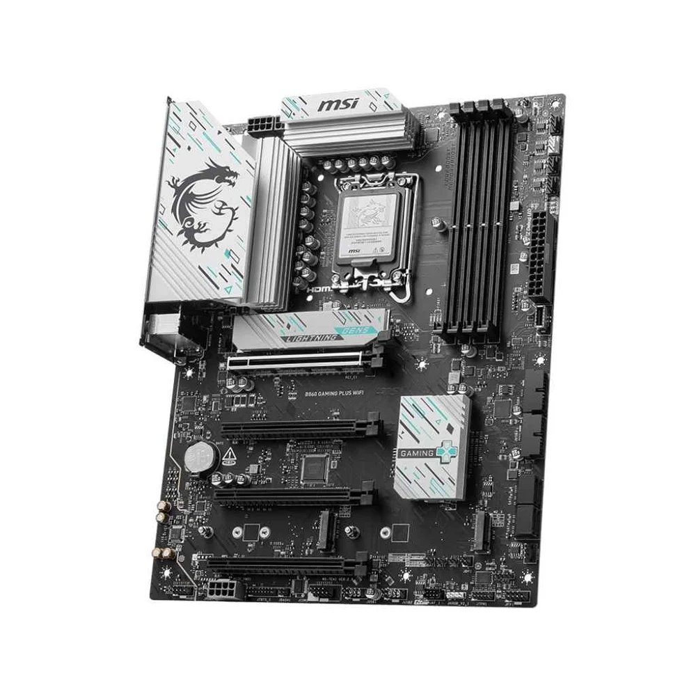 Placa Mãe Msi B860m Gaming Plus Wifi, Intel LGA  1851, Matx, Wf/blt, Ddr5 - B860m Gaming Plus Wifi 5