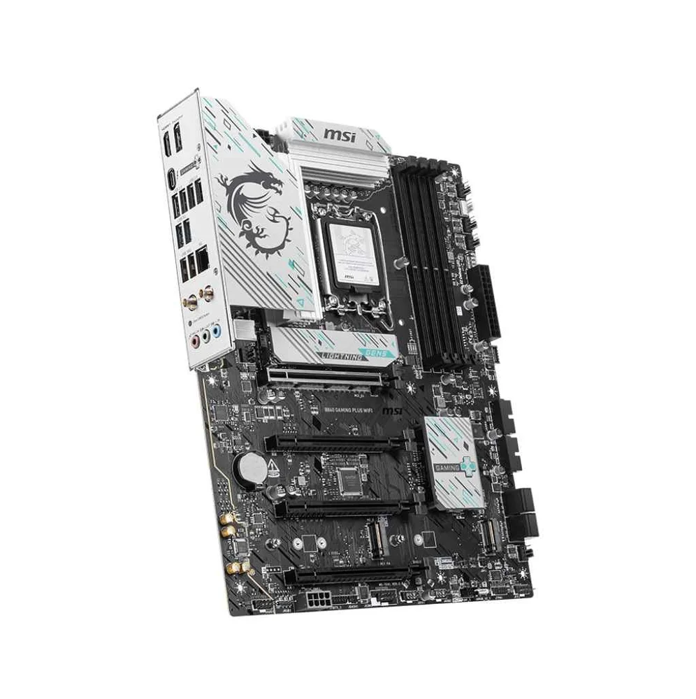 Placa Mãe Msi B860m Gaming Plus Wifi, Intel LGA  1851, Matx, Wf/blt, Ddr5 - B860m Gaming Plus Wifi 6