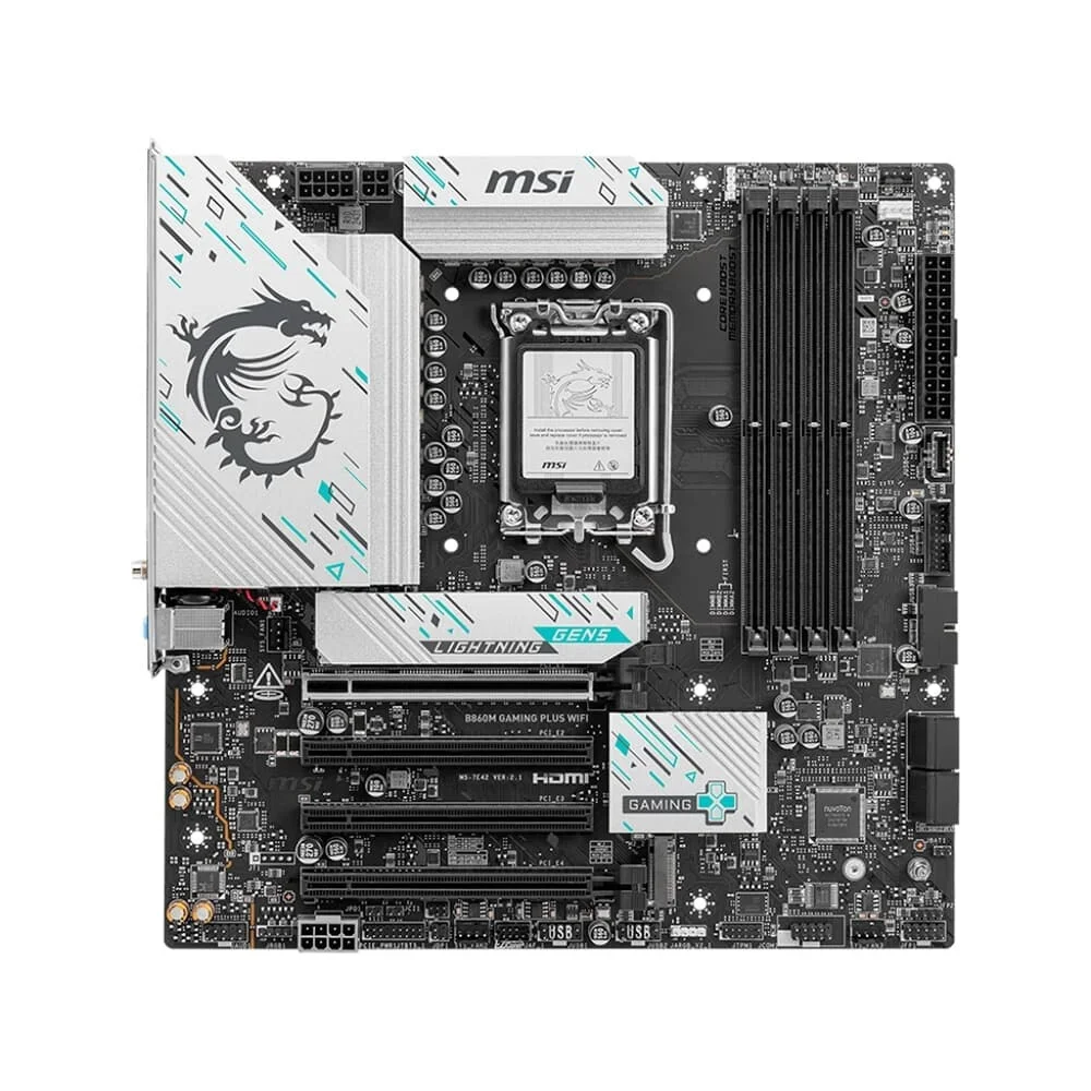 Imagem 5 de 5 do produto Placa Mãe Msi B860m Gaming Plus Wifi, Intel LGA  1851, Matx, Wf/blt, Ddr5 - B860m Gaming Plus Wifi