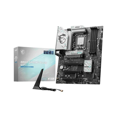 Placa Mãe Msi B860 Gaming Plus Wifi7, Intel LGA 1851, Atx, Ddr5, Black/silver - B860 Gaming Plus Wifi7