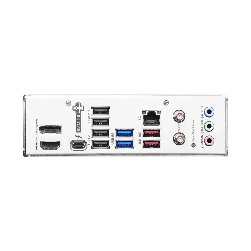 Imagem 3 de 4 do produto Placa Mãe Msi B860 Gaming Plus Wifi7, Intel LGA  1851, Atx, Ddr5, Black/silver - B860 Gaming Plus Wifi7