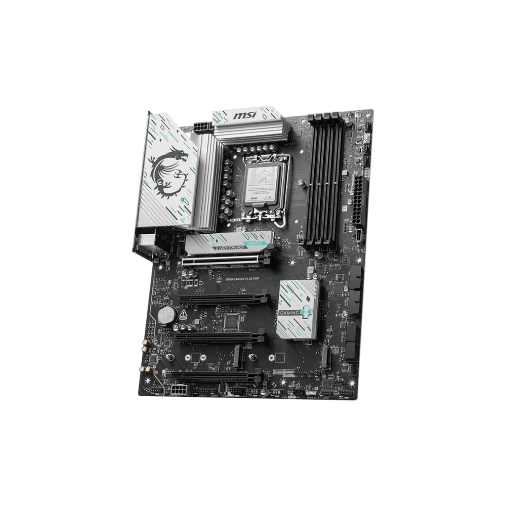 Imagem 4 de 4 do produto Placa Mãe Msi B860 Gaming Plus Wifi7, Intel LGA  1851, Atx, Ddr5, Black/silver - B860 Gaming Plus Wifi7