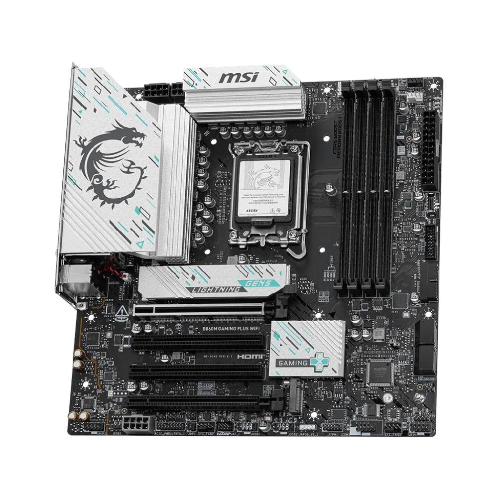 Placa Mãe Msi B860m Gaming Plus Wifi7 LGA  1851 4xDDR5 Intel B860 Atx 5