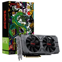 Placa De Vídeo PCyes Geforce RTX 2060 Graffiti Series, 6gb Gddr6, 192bits, Dlss3, Ray Tracing, Dual Fan - Pa2060RTX6gdf