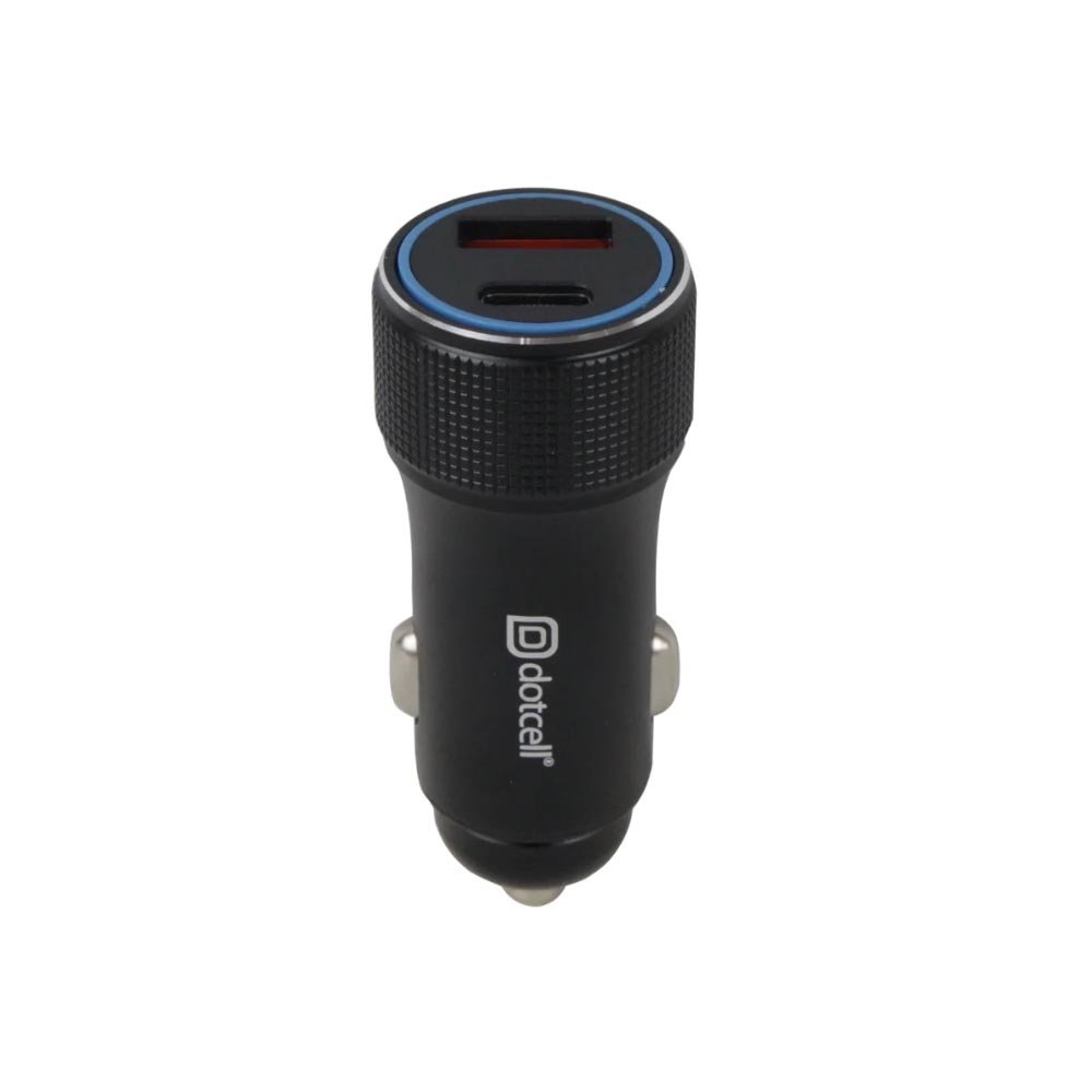 Carregador Veicular 54w (1usb E 1 Type C) - Dc-cc4150 - Preto