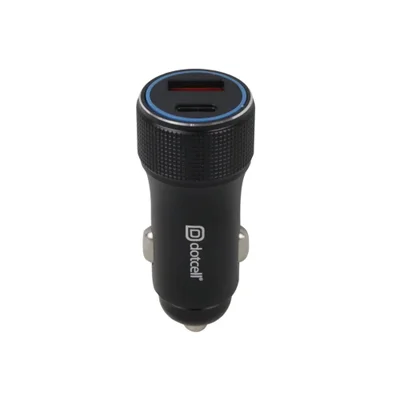 Carregador Veicular 54w (1usb E 1 Type C) - Dc-cc4150 - Preto