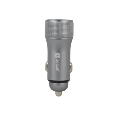 Carregador Veicular 54w (1usb E 1 Type C) - Dc-cc4150 - Prata