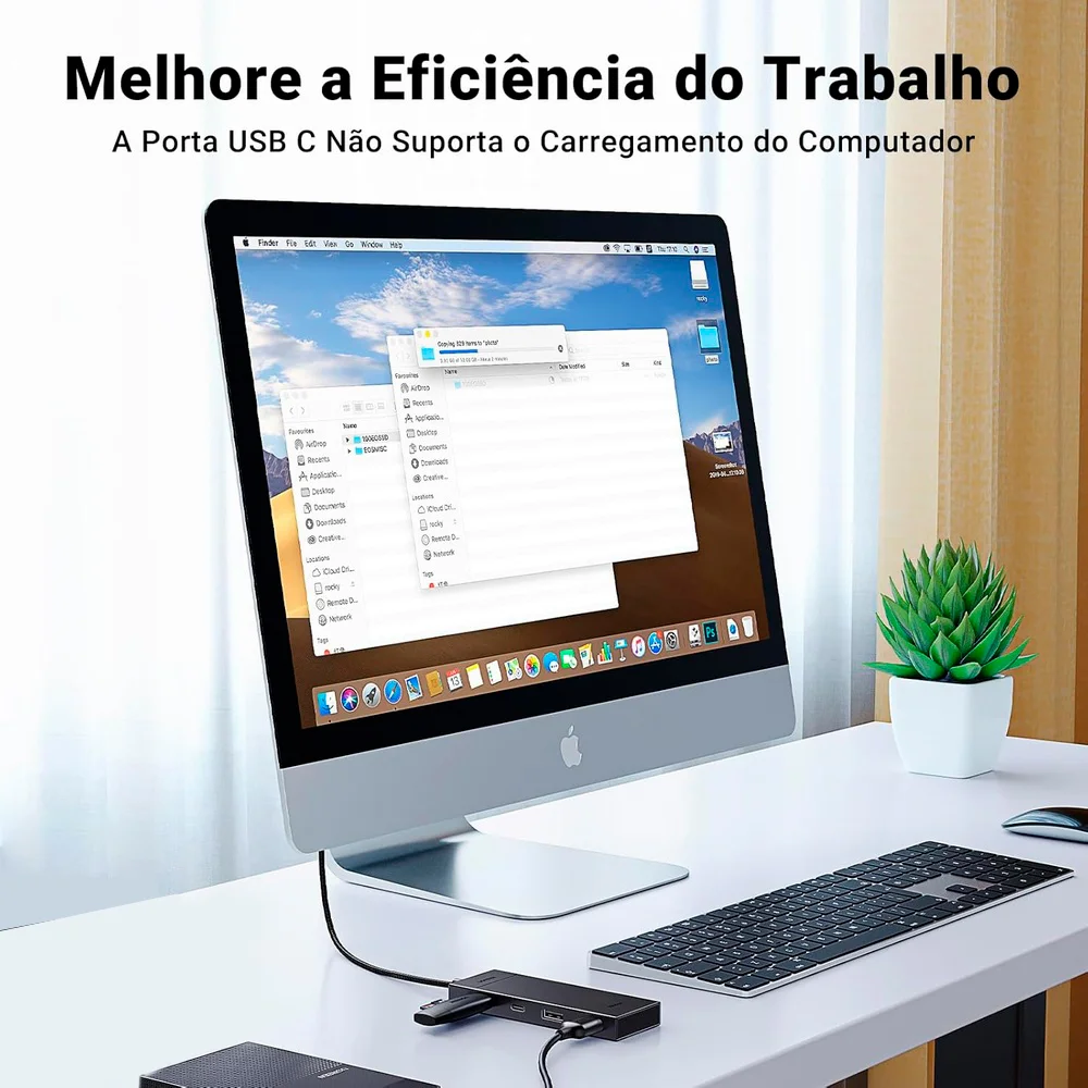 Imagem 5 de 5 do produto Hub Usb Ugreen Com 2p Usb-c 3.2 E 2p Usb-a 3.2 - Cm806