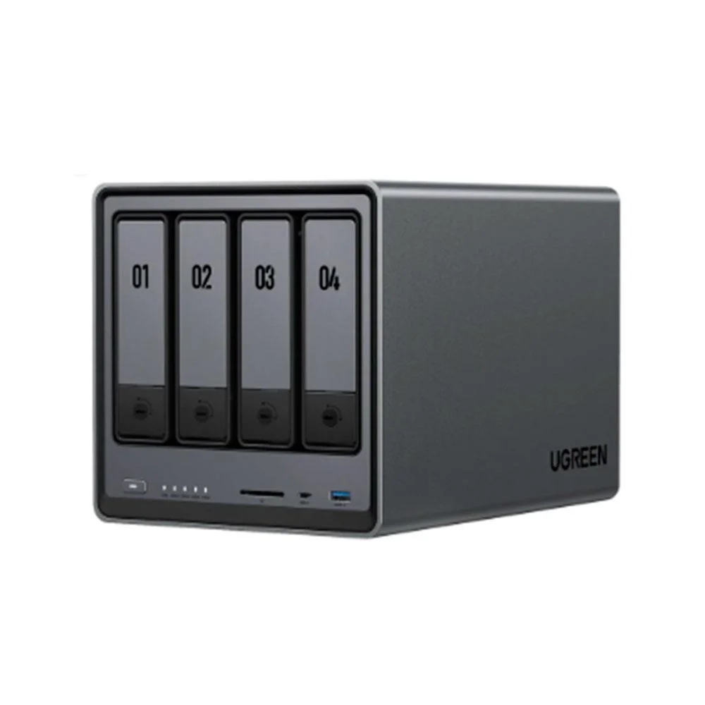 Storage Nas Ugreen Torre S/hd 4 Baias Intel Pentium Gold 8505 Lan 10gbe + 2.5gb - Dxp4800 Plus