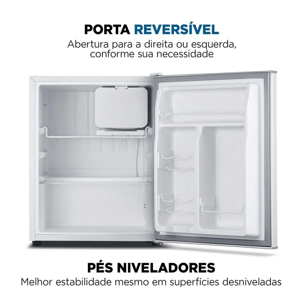 Imagem 5 de 5 do produto Frigobar Mondial 73l Porta Reversível Branco Fgb-01-w80 127v