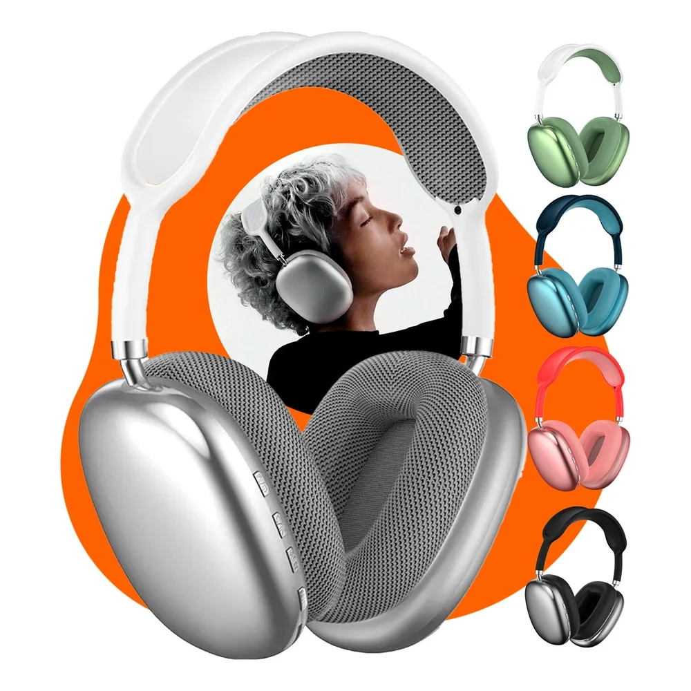 Imagem 4 de 5 do produto Headset Over Ear Wireless Com Ajuste De Volume Lateral