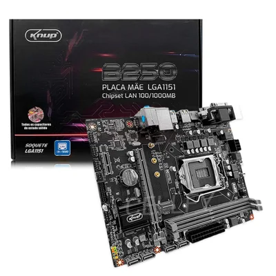 Placa Mãe Intel B250 LGA 1151 Ddr4 M-atx HDMI Sata3 Nvme M.2