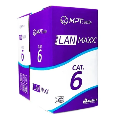 Cabo U/utp 23awgx4p Cat.6 Cmx Azul (cx 305m) Mpt.