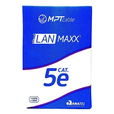 Cabo U/utp 24awgx4p Cat.5e Cmx Azul (cx 305m) Mpt. — foto 3