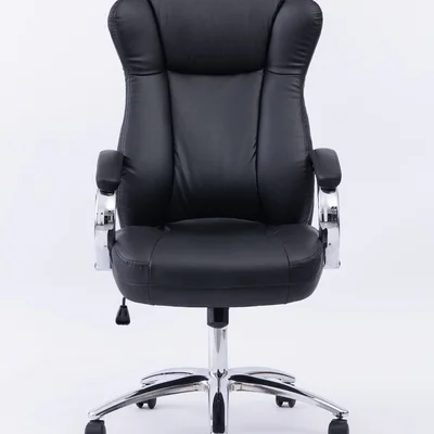 Cadeira Presidente Estofada Boss Preta B.hoff Mobile