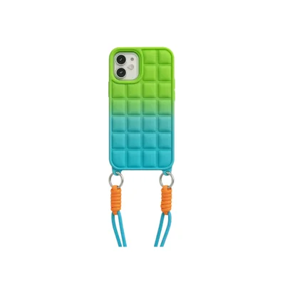 Capa Capinha Case Silicone Com Suporte Alça Ajustável Salva Celular Festa Balada Iphone 12
