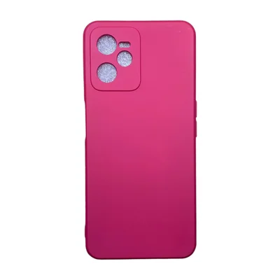 Capa Realme C35 Silicone Aveludada Protege Câmera Colorida Capinha Anti Impacto Realme C35:bordo