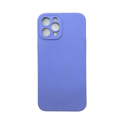 Capa Iphone 12 Pro Max Silicone Aveludada Protege Câmera Colorida Capinha Anti Impacto Iphone 12 Pro Max:lilás