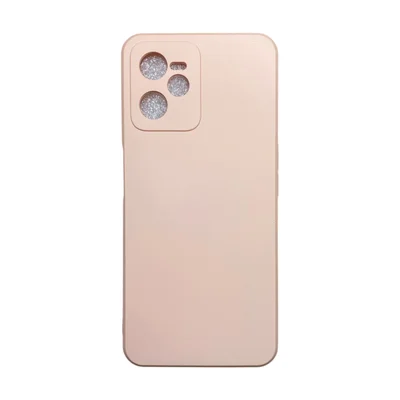 Capa Realme C35 Silicone Aveludada Protege Câmera Colorida Capinha Anti Impacto Realme C35:nude
