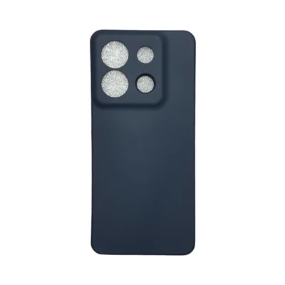 Capa Xiaomi Poco X6 Silicone Aveludada Protege Câmera Colorida Capinha Anti Impacto Poco X6:cinza Escuro