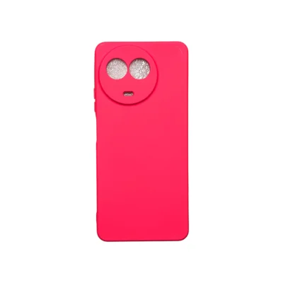 Capa Realme 11 5g Silicone Aveludada Protege Câmera Colorida Capinha Anti Impacto Cor:rosa Shock