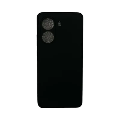 Capa Xiaomi Poco X7 Pró Silicone Aveludada Protege Câmera Colorida Capinha Anti Impacto Poco X7 Pró:preto