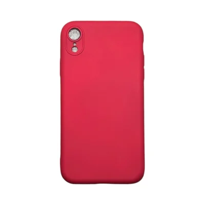 Capa Iphone Xr Silicone Aveludada Protege Câmera Colorida Capinha Anti Impacto Xr:bordo
