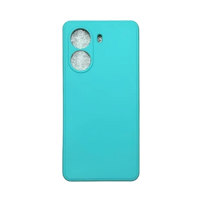 Capa Xiaomi Poco X7 Pró Silicone Aveludada Protege Câmera Colorida Capinha Anti Impacto Poco X7 Pró:turquesa