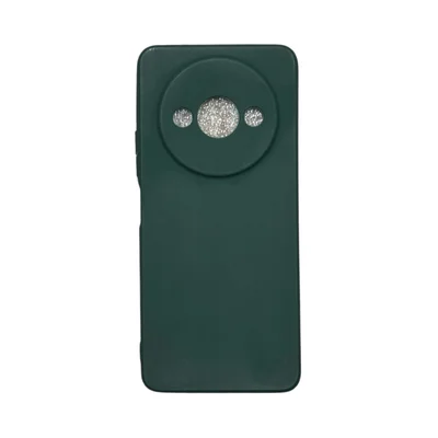Capa Xiaomi Redmi A3 / Poco C61 Silicone Aveludada Protege Câmera Colorida Capinha Anti Impacto Redmi A3 / Poco C61:verd