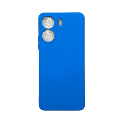 Capa Xiaomi Mi 13t Pro Silicone Aveludada Protege Câmera Colorida Capinha Anti Impacto Cor:azul