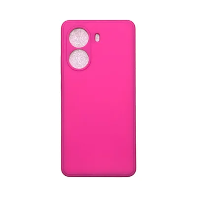 Capa Xiaomi Poco X7 Pró Silicone Aveludada Protege Câmera Colorida Capinha Anti Impacto Poco X7 Pró:pink