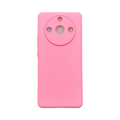 Capa Realme 11 Pró 5g Silicone Aveludada Protege Câmera Colorida Capinha Anti Impacto Cor:rosa Bebê