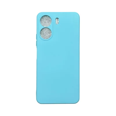 Capa Xiaomi Redmi 13c Silicone Aveludada Protege Câmera Colorida Capinha Anti Impacto Cor:turquesa