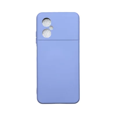 Capa Xiaomi Poco M4 5g Silicone Aveludada Protege Câmera Colorida Capinha Anti Impacto Poco M4 5g:lilás