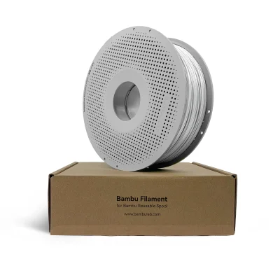 Filamento Pla Cinza C/ Carretel 1kg 1.75mm Bambulab