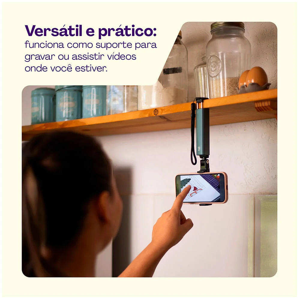 Imagem 3 de 5 do produto Suporte Portátil Para Celulares De 4 A 7 " Geonav - Supvgsg - N/a