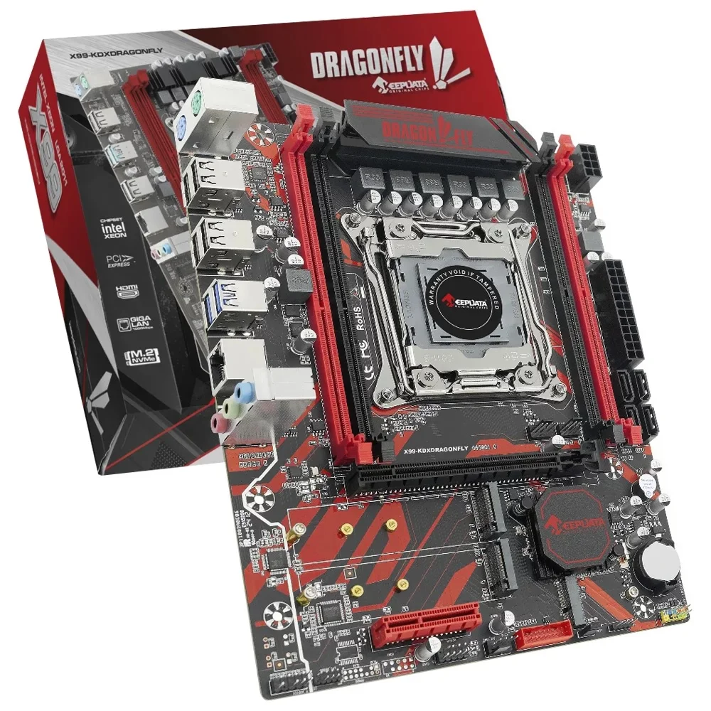 Placa Mãe 2011p Keepdata X99 M.2 Ddr4 Sem Video 4