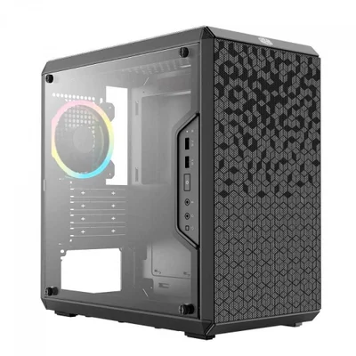Gabinete Gamer Cooler Master Masterbox Q300l - Vidro Temperado - Painel Modular - Micro Atx - Preto