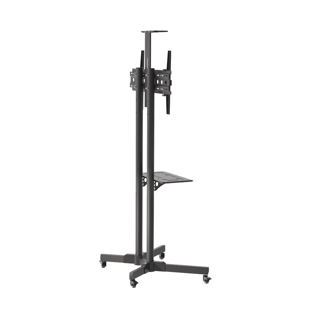 Imagem 3 de 5 do produto Suporte De Chão Para Tv / Monitor 32 A 75 Com Rodinhas