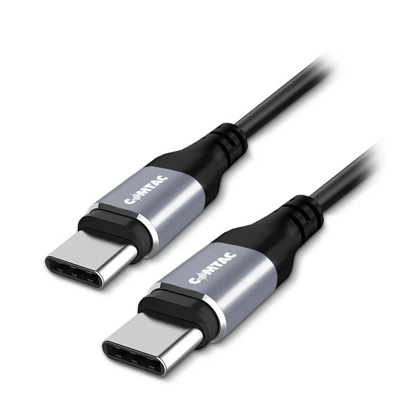 Imagem 4 de 4 do produto Cabo Usb-c - 1 Metro - Carregamento Rapido - Pd100w - Preto - Comtac 20129478